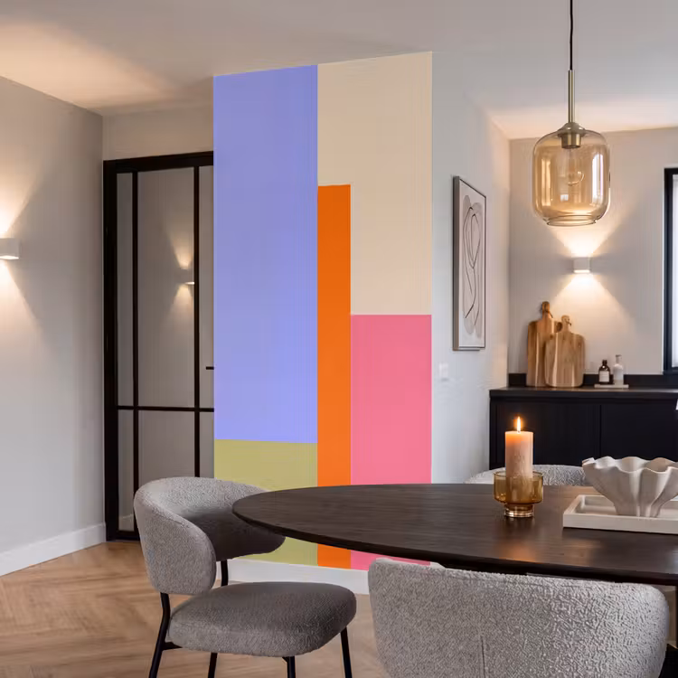 Tapete - Zusammenfassung – Geometrie – Kunst – Modern – Farbenfroh — 5
