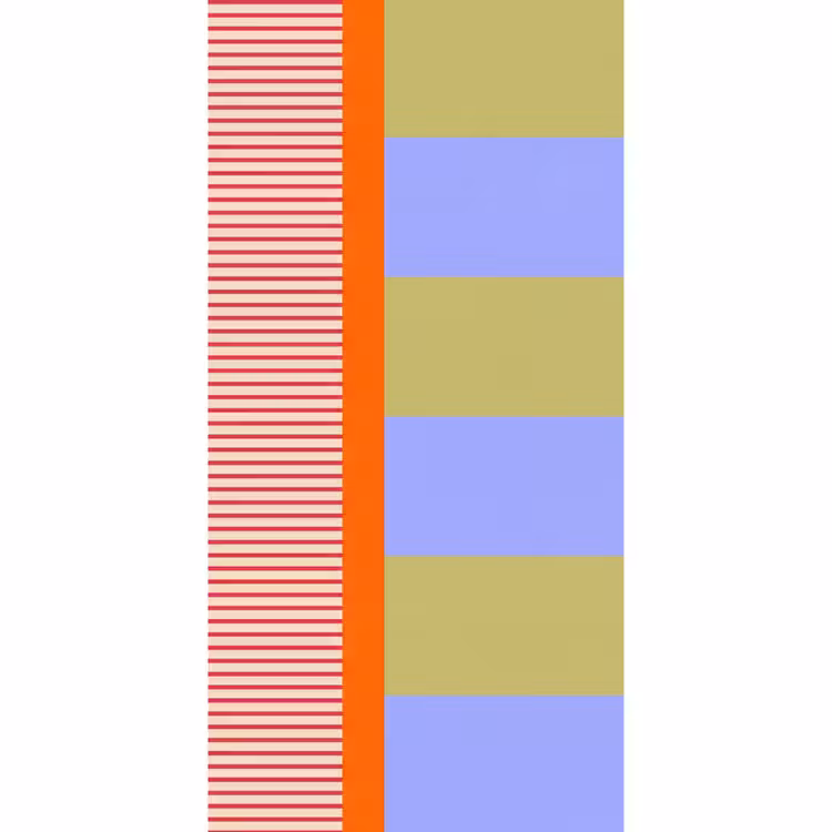 Tapete - Zusammenfassung – Geometrie – Streifen – Blöcke – Rot — 2