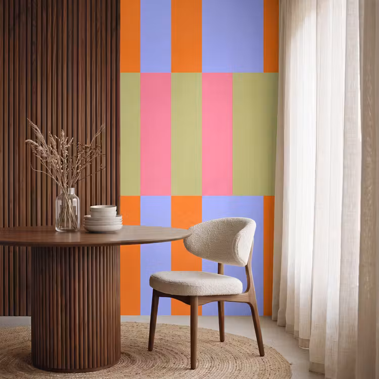 Tapete - Zusammenfassung – Muster – Geometrisch – Farbenfroh – Modern — 4