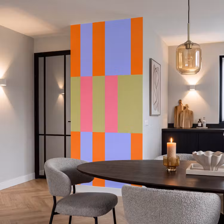 Tapete - Zusammenfassung – Muster – Geometrisch – Farbenfroh – Modern — 5
