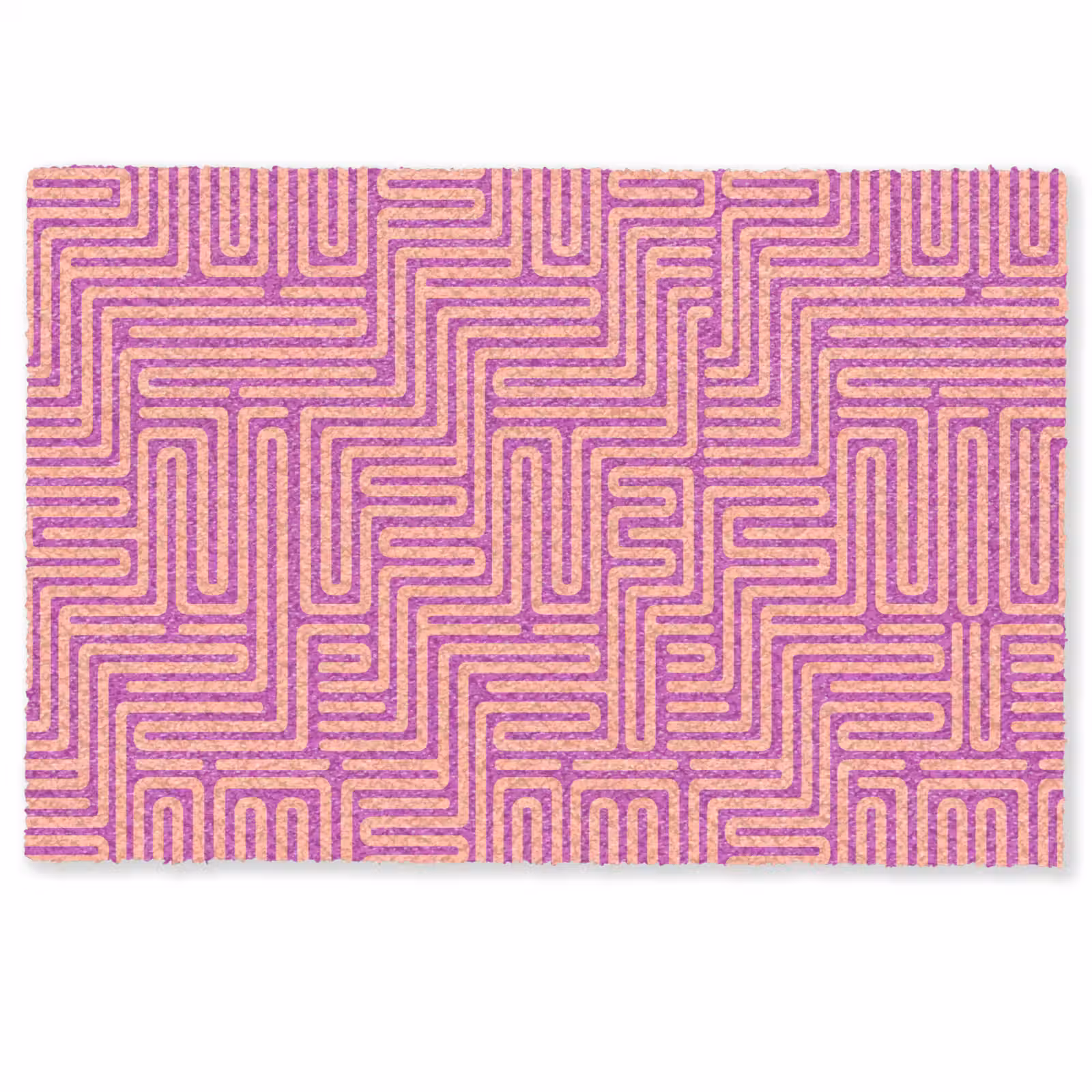 Fußmatte - Muster – Linien – Abstrakt – Modern – Lila — 1