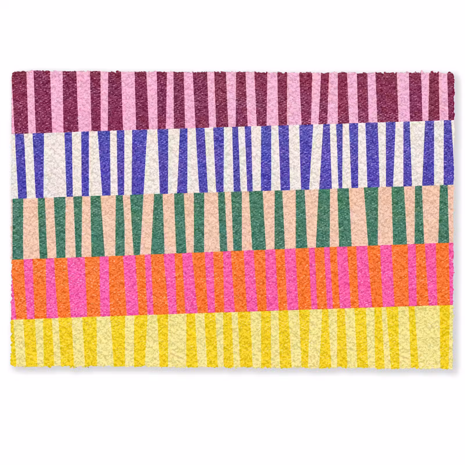 Fußmatte - Muster – Streifen – Abstrakt – Modern – Farbenfroh — 1