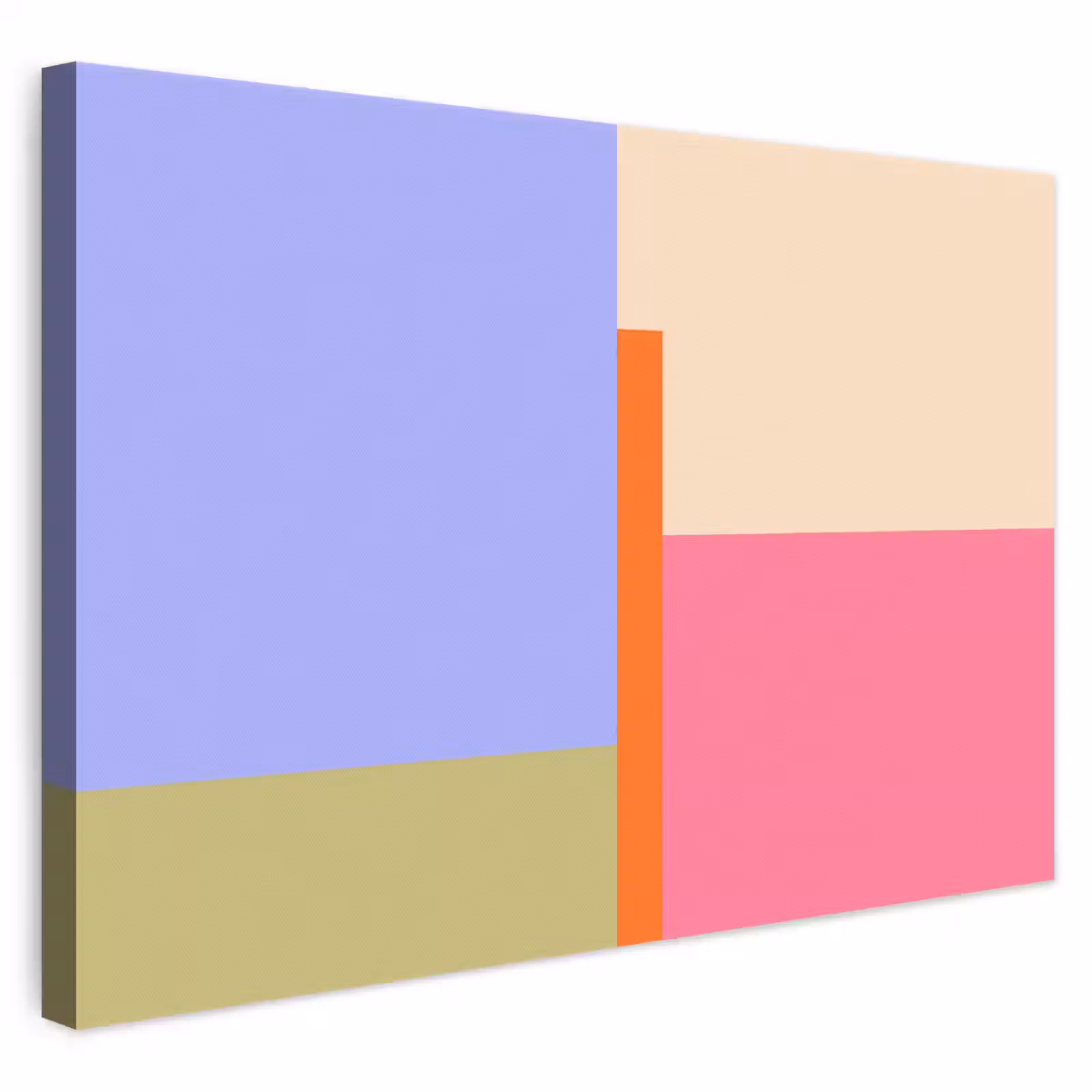 Leinwandbild - Zusammenfassung – Geometrie – Kunst – Modern – Farbenfroh — 1