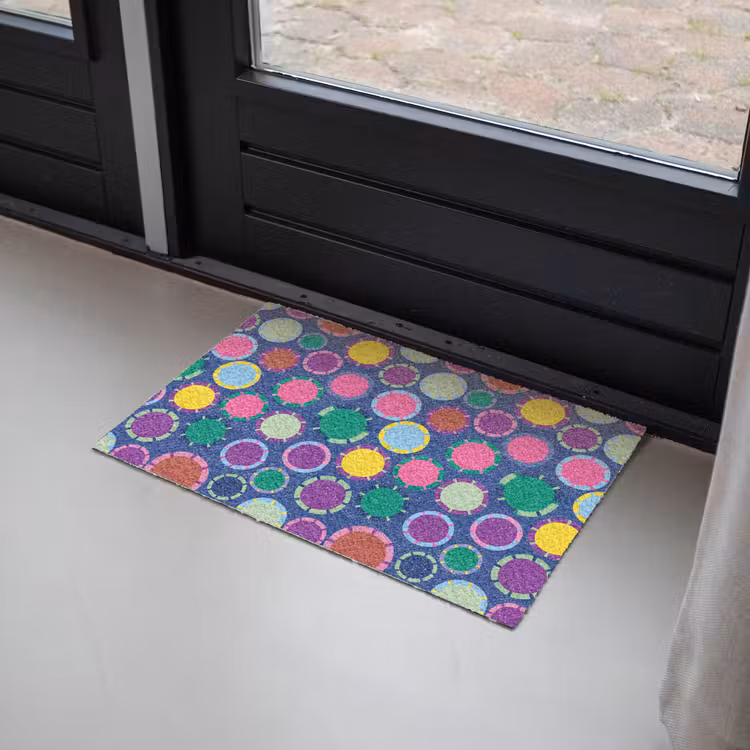 Fußmatte - Muster – Kreise – Abstrakt – Bunt — 2