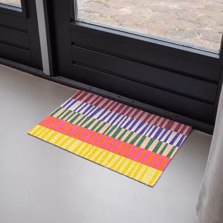 Fußmatte - Muster – Streifen – Abstrakt – Modern – Farbenfroh — 2