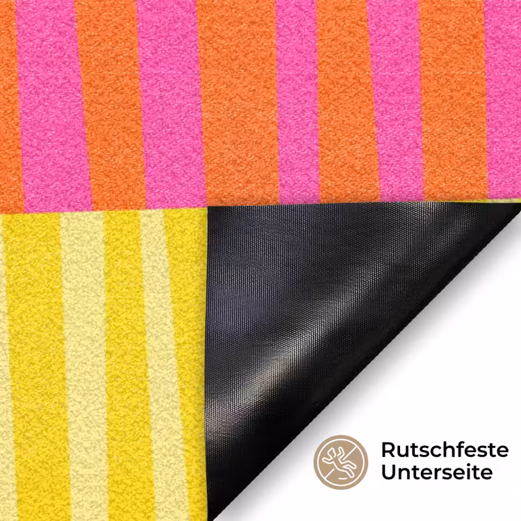 Fußmatte - Muster – Streifen – Abstrakt – Modern – Farbenfroh — 6