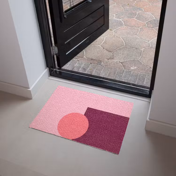 Fußmatte - Zusammenfassung – Formen – Rosa – Modern – Design — 4