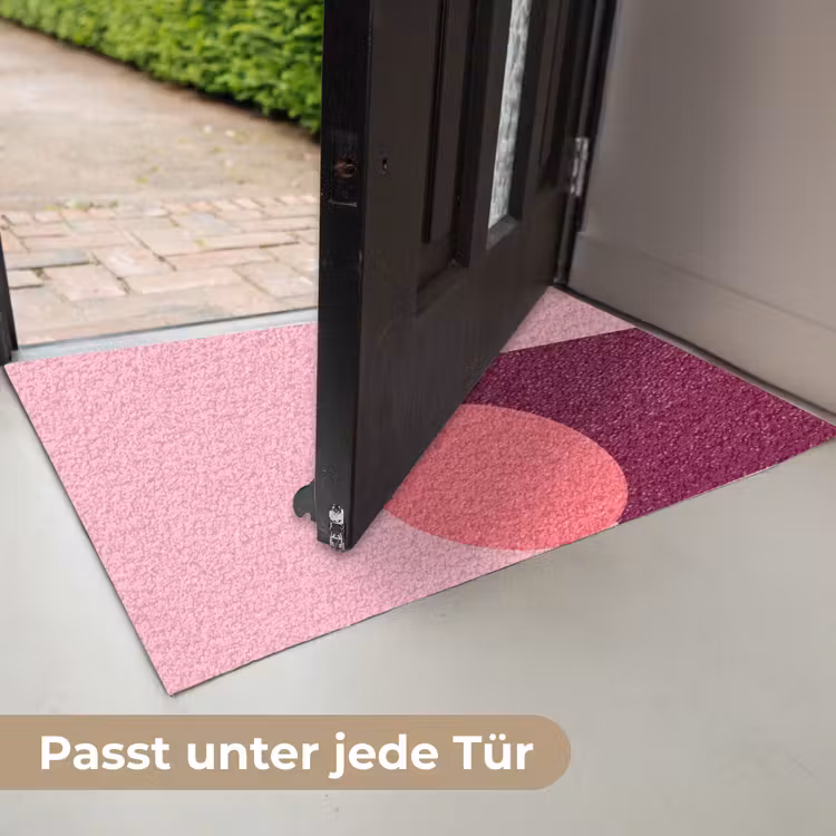 Fußmatte - Zusammenfassung – Formen – Rosa – Modern – Design — 7