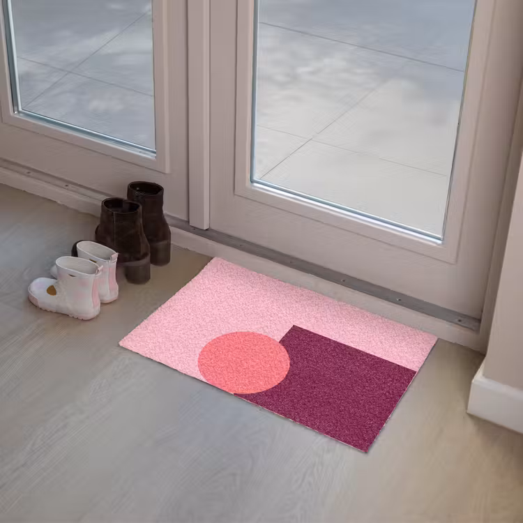 Fußmatte - Zusammenfassung – Formen – Rosa – Modern – Design — 8