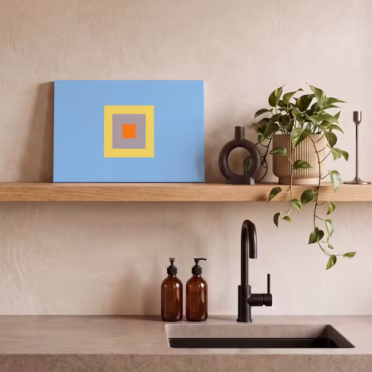 Leinwandbild - Abstrakt – Geometrisch – Farbenfroh – Modern – Formen — 3