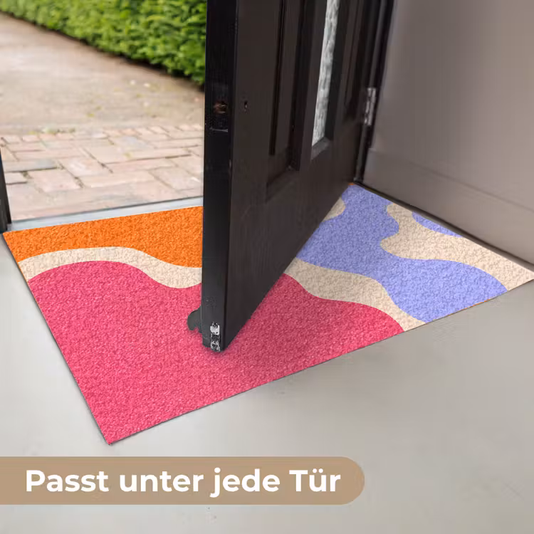 Fußmatte - Zusammenfassung – Organische Formen – Design – Modern – Farbenfroh — 7