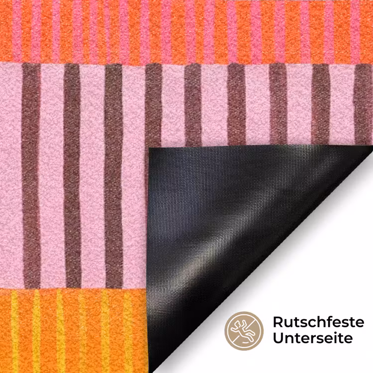 Fußmatte - Zusammenfassung – Streifen – Modern – Farbenfroh – Kunst — 6