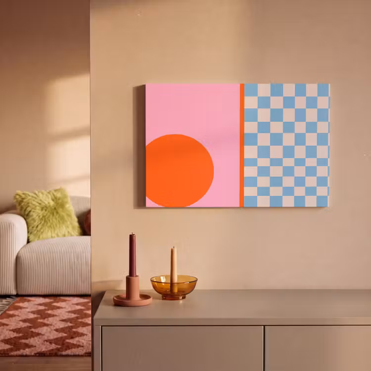 Leinwandbild - Zusammenfassung – Formen – Geometrisch – Modern – Farbenfroh — 2