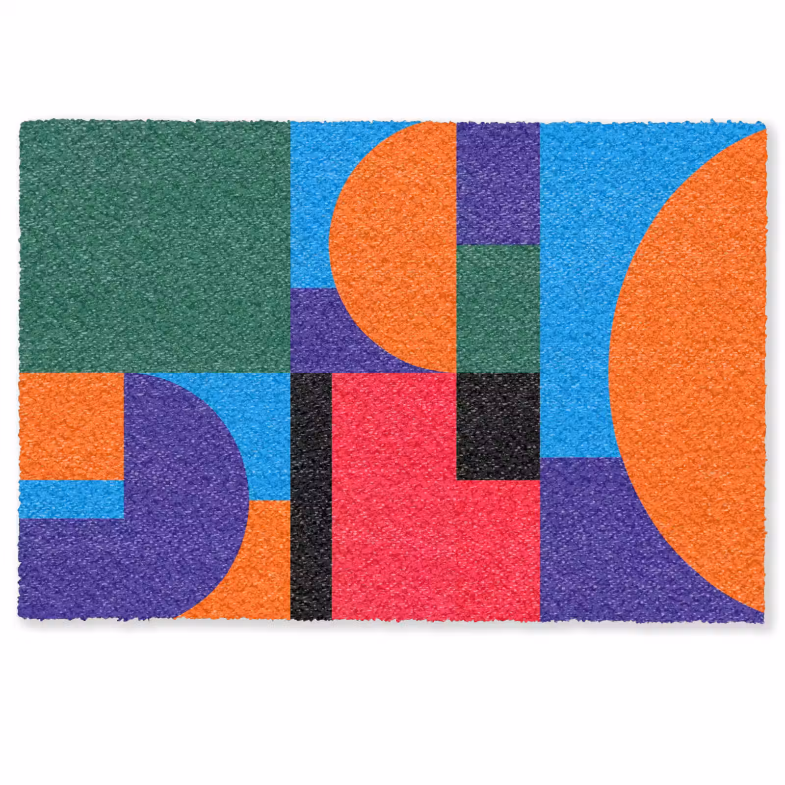 Fußmatte - Geometrisch – Abstrakt – Formen – Farbenfroh – Modern — 1
