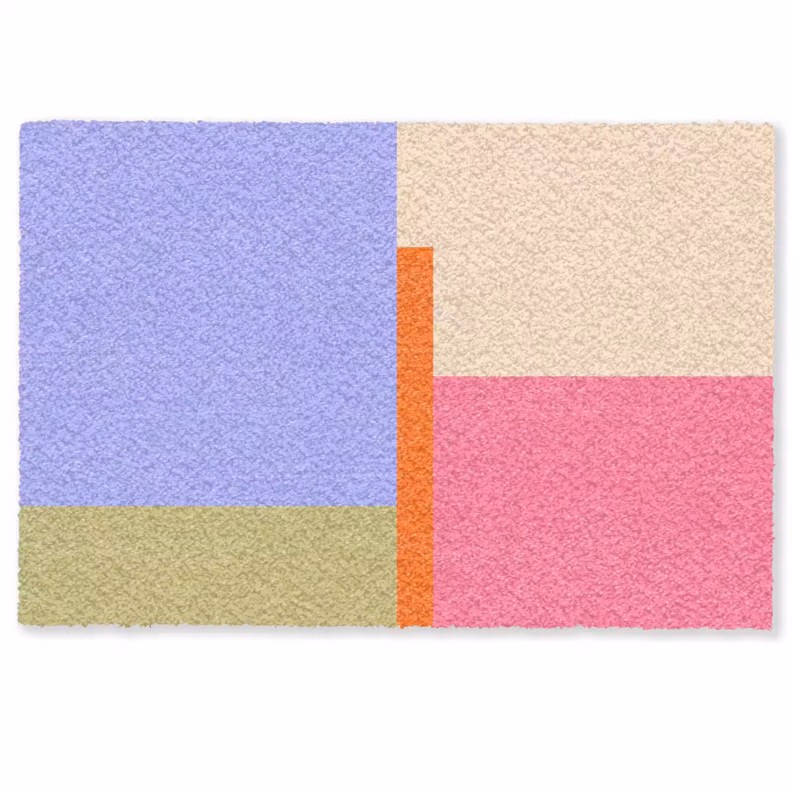 Fußmatte - Zusammenfassung – Geometrie – Kunst – Modern – Farbenfroh — 1