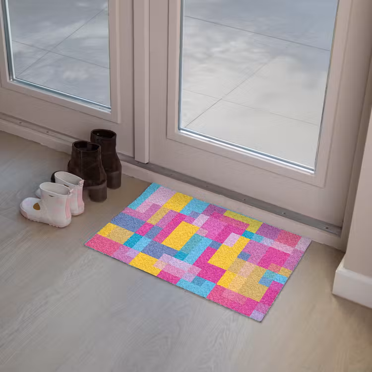 Fußmatte - Abstrakt – Geometrisch – Kunst – Farbenfroh – Modern — 8