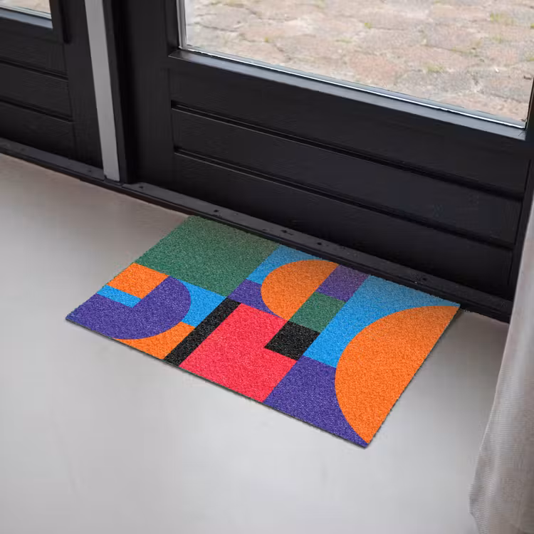 Fußmatte - Geometrisch – Abstrakt – Formen – Farbenfroh – Modern — 2