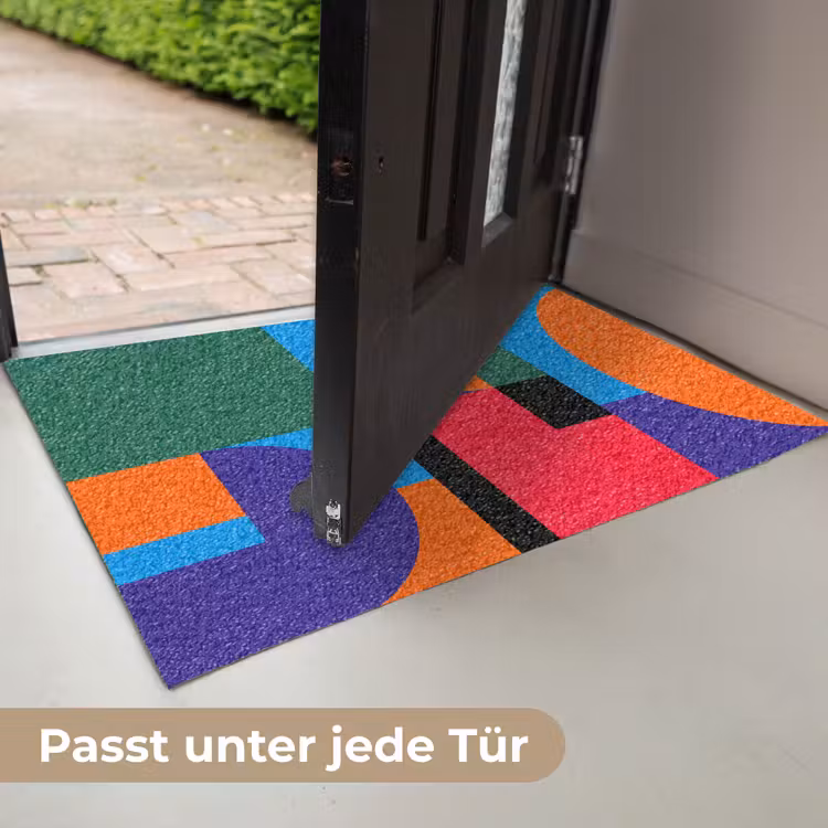 Fußmatte - Geometrisch – Abstrakt – Formen – Farbenfroh – Modern — 7