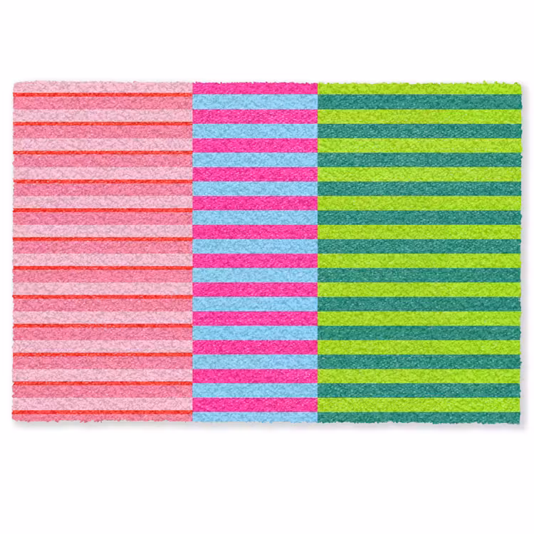 Fußmatte - Muster – Streifen – Modern – Abstrakt – Bunt — 1