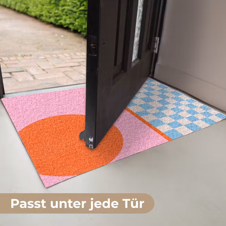 Fußmatte - Zusammenfassung – Formen – Geometrisch – Modern – Farbenfroh — 7
