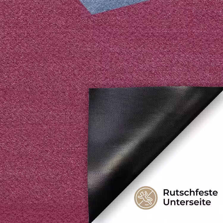Fußmatte - Zusammenfassung – Formen – Modern – Blau – Orange — 6