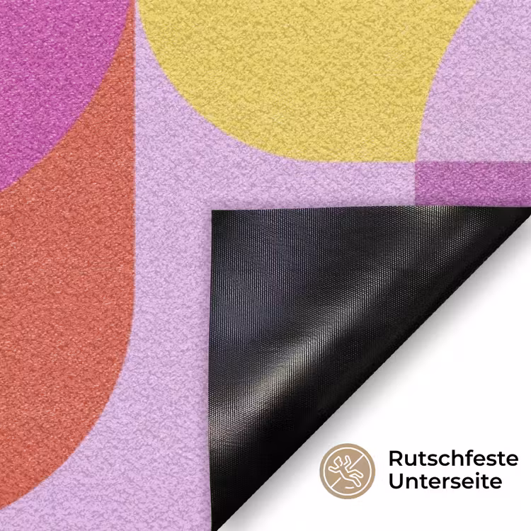 Fußmatte - Zusammenfassung – Geometrie – Farbenfroh – Modern – Kunst — 6