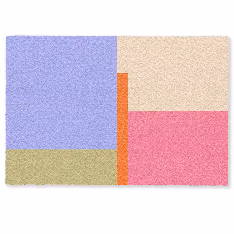 Fußmatte - Zusammenfassung – Geometrie – Kunst – Modern – Farbenfroh — 1