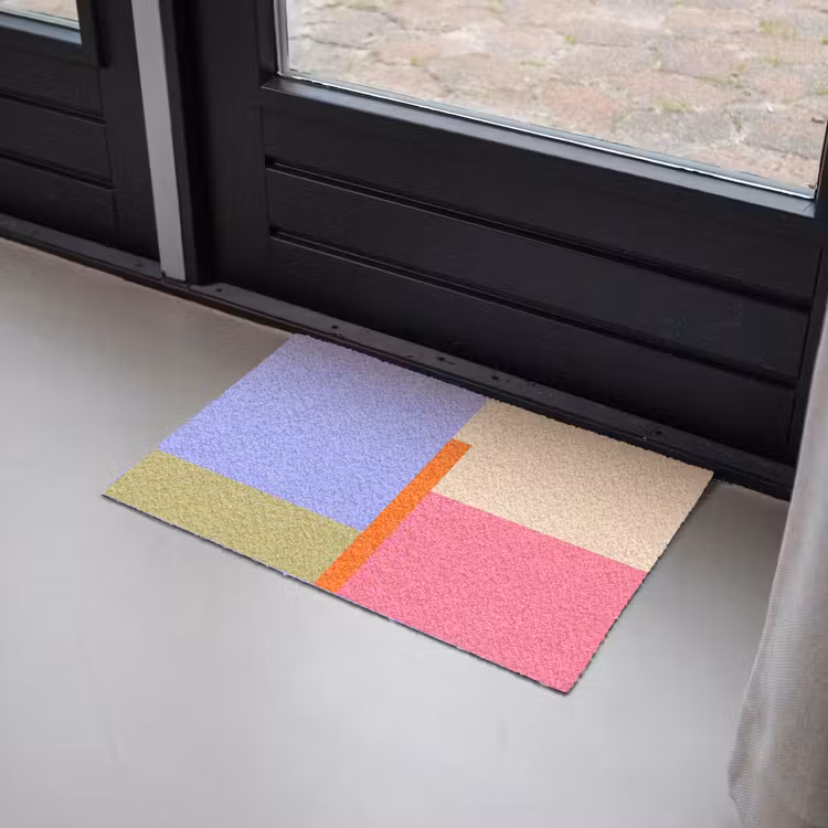 Fußmatte - Zusammenfassung – Geometrie – Kunst – Modern – Farbenfroh — 2