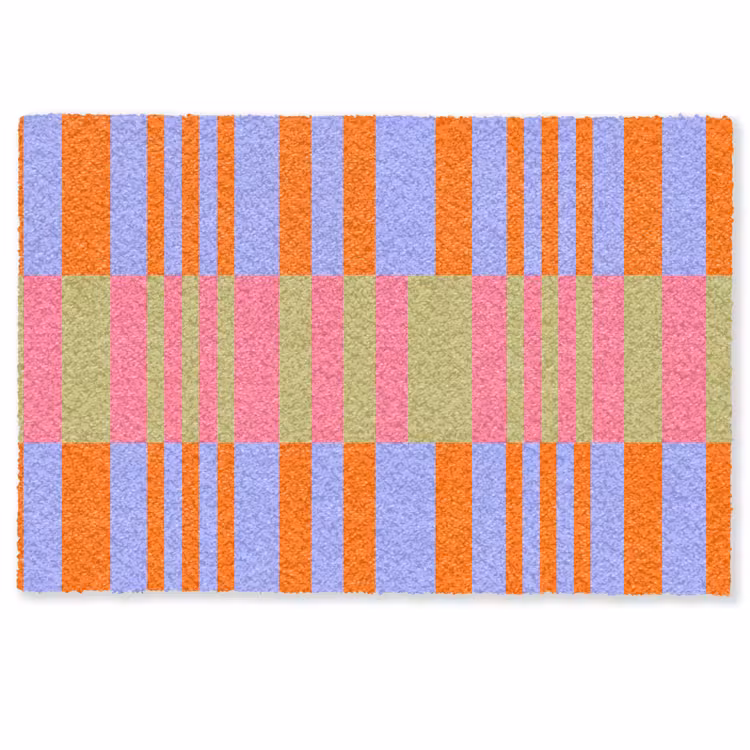 Fußmatte - Zusammenfassung – Muster – Geometrisch – Farbenfroh – Modern — 1