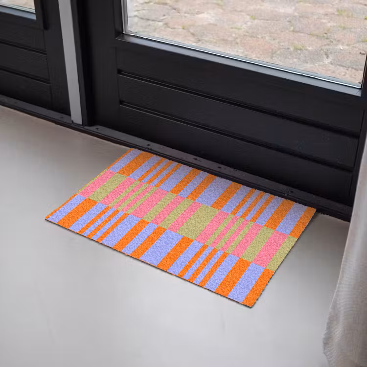 Fußmatte - Zusammenfassung – Muster – Geometrisch – Farbenfroh – Modern — 2