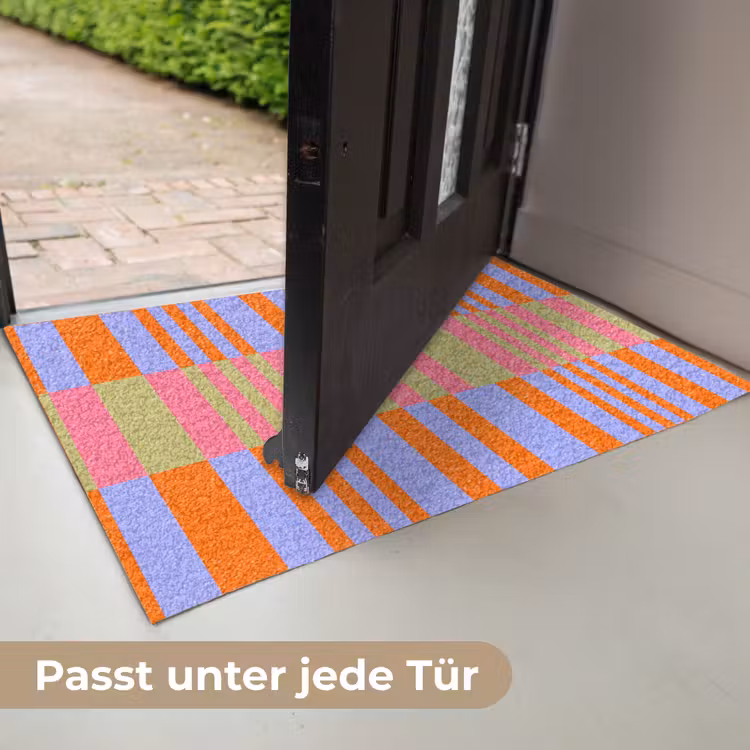Fußmatte - Zusammenfassung – Muster – Geometrisch – Farbenfroh – Modern — 7
