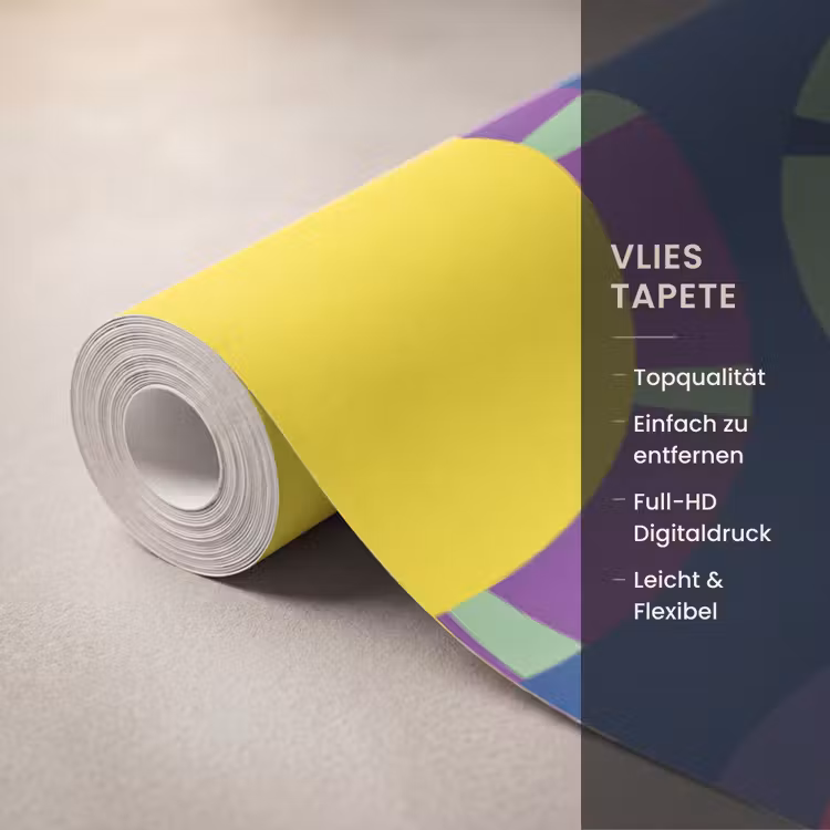 Tapete - Muster – Kreise – Abstrakt – Bunt — 3