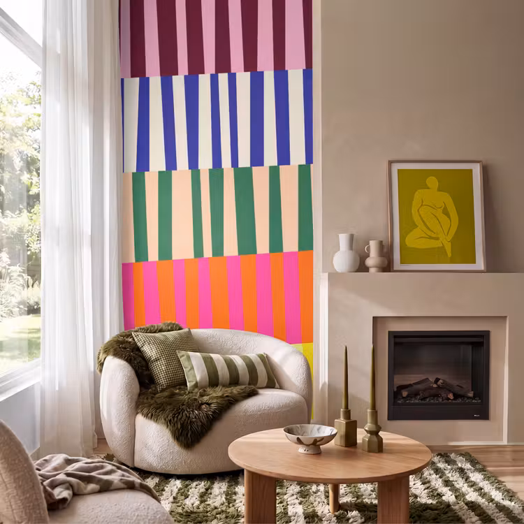 Tapete - Muster – Streifen – Abstrakt – Modern – Farbenfroh — 1