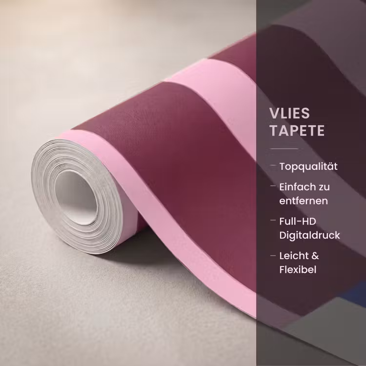 Tapete - Muster – Streifen – Abstrakt – Modern – Farbenfroh — 3