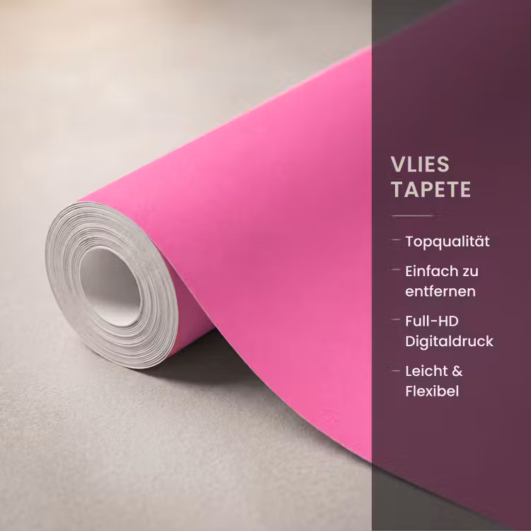 Tapete - Zusammenfassung – Geometrisch – Farbblöcke – Rosa – Orange — 3