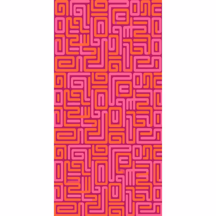 Tapete - Zusammenfassung – Muster – Linien – Rosa – Orange — 2