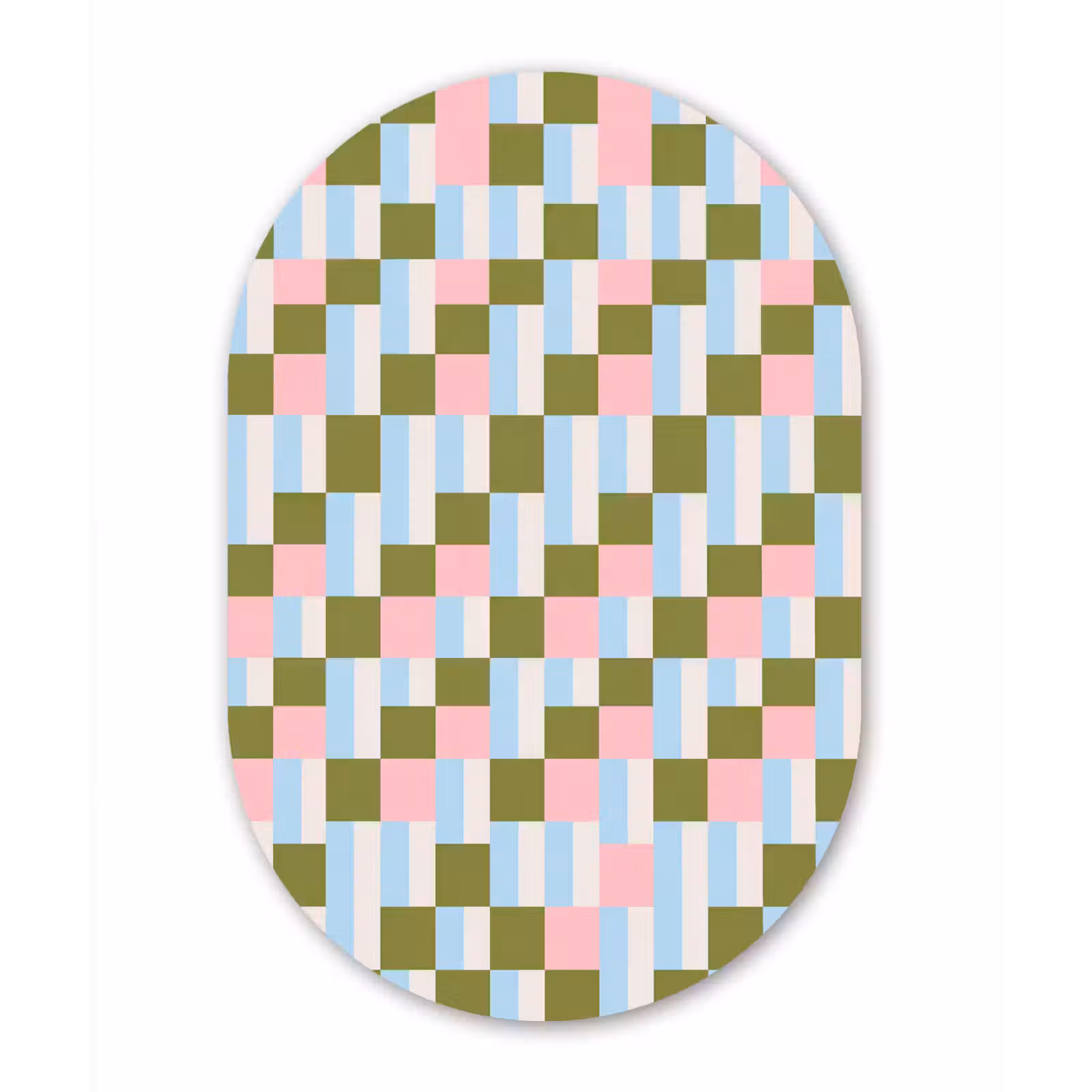 Forexbild Oval - Muster – Geometrisch – Abstrakt – Farbenfroh – Modern — 1
