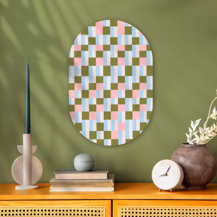 Forexbild Oval - Muster – Geometrisch – Abstrakt – Farbenfroh – Modern — 3