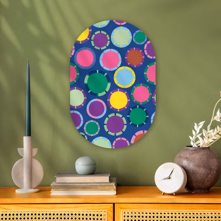Forexbild Oval - Muster – Kreise – Abstrakt – Bunt — 3