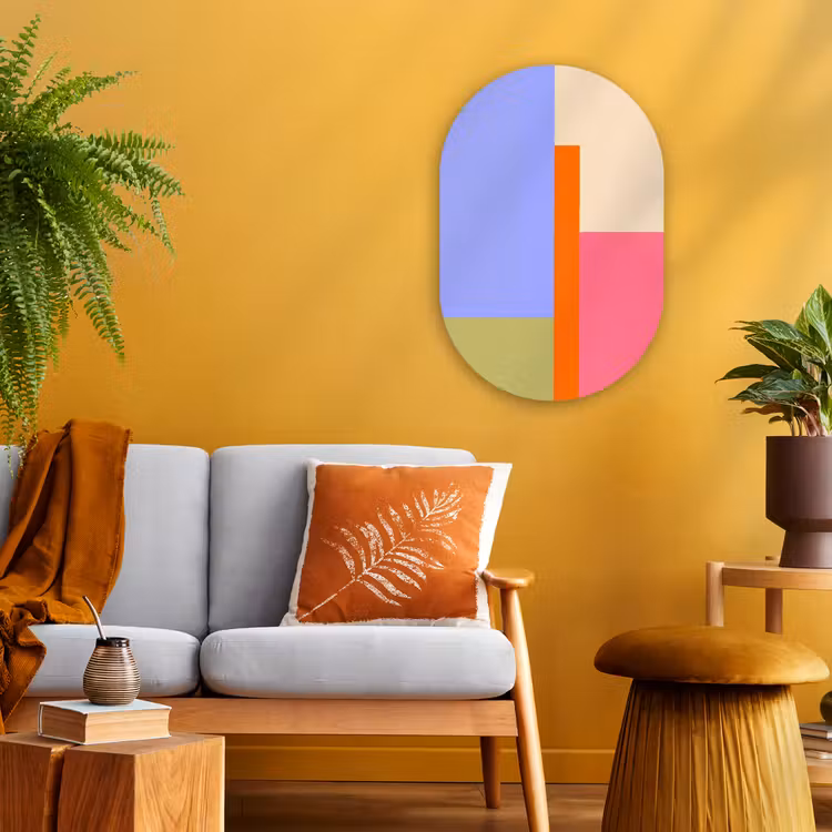 Forexbild Oval - Zusammenfassung – Geometrie – Kunst – Modern – Farbenfroh — 2