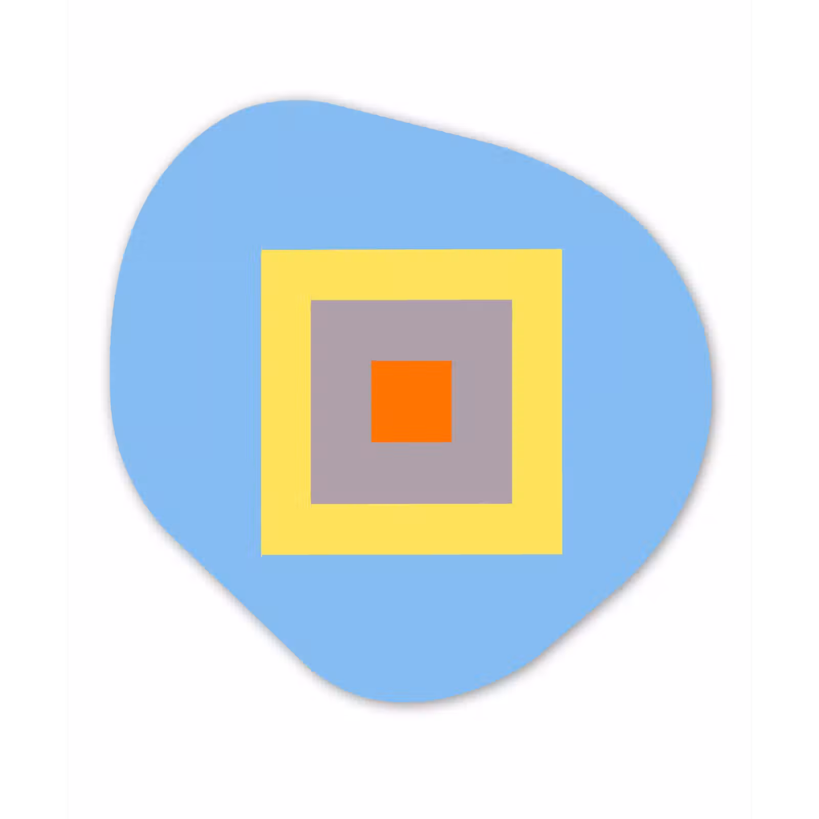 Glasbild Organische Form - Abstrakt – Geometrisch – Farbenfroh – Modern – Formen — 1