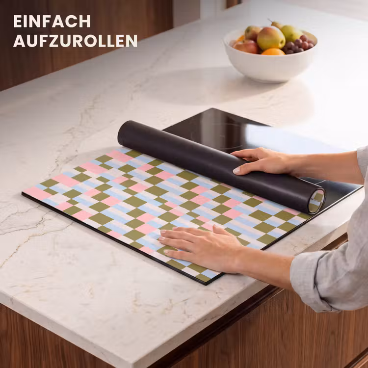 Herdabdeckplatte - Muster – Geometrisch – Abstrakt – Farbenfroh – Modern — 7