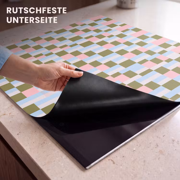 Herdabdeckplatte - Muster – Geometrisch – Abstrakt – Farbenfroh – Modern — 9