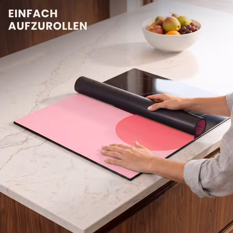 Herdabdeckplatte - Zusammenfassung – Formen – Rosa – Modern – Design — 7