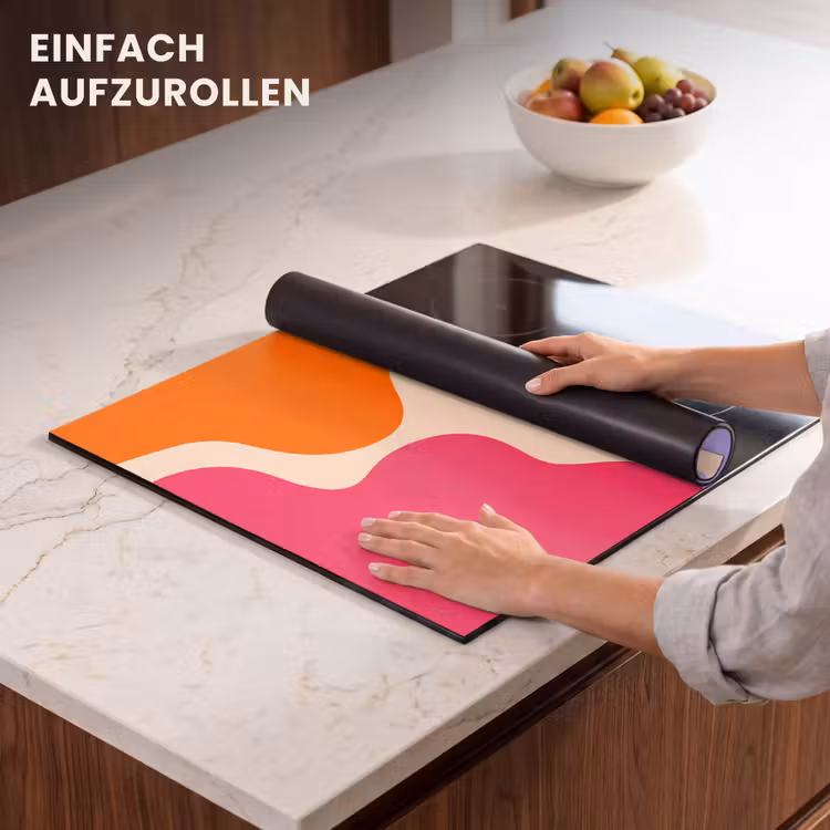 Herdabdeckplatte - Zusammenfassung – Organische Formen – Design – Modern – Farbenfroh — 7