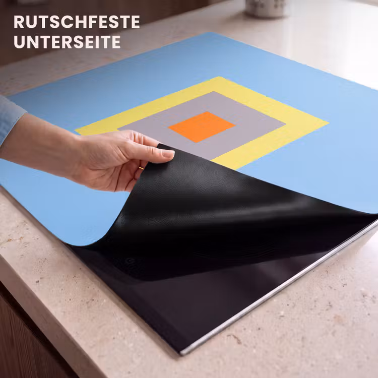 Herdabdeckplatte - Abstrakt – Geometrisch – Farbenfroh – Modern – Formen — 9