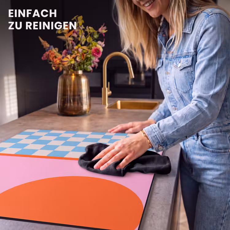 Herdabdeckplatte - Zusammenfassung – Formen – Geometrisch – Modern – Farbenfroh — 6