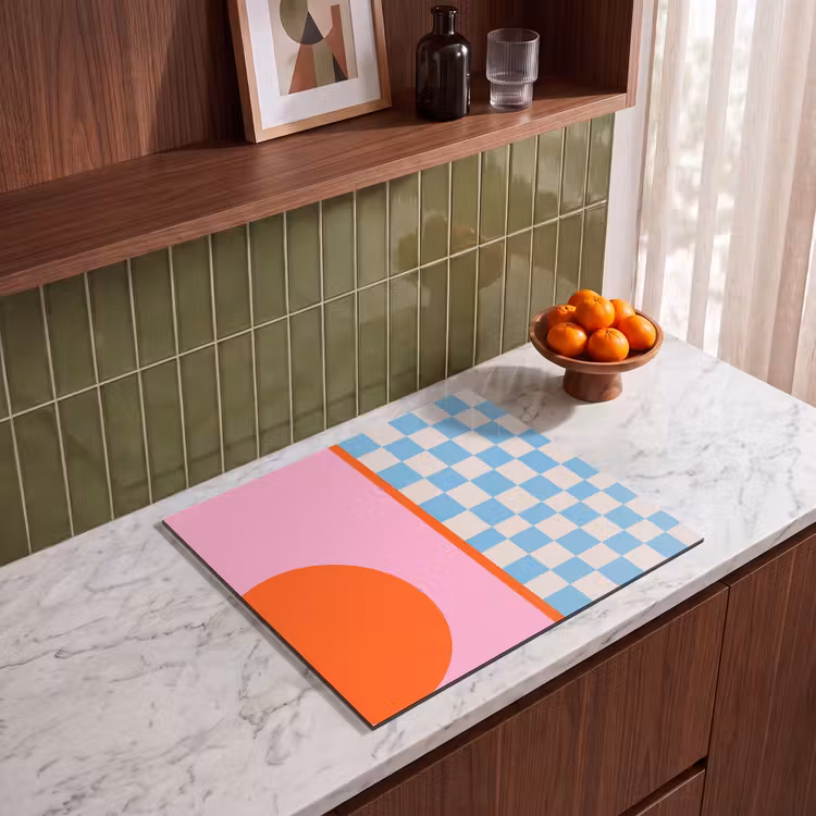 Herdabdeckplatte - Zusammenfassung – Formen – Geometrisch – Modern – Farbenfroh — 8