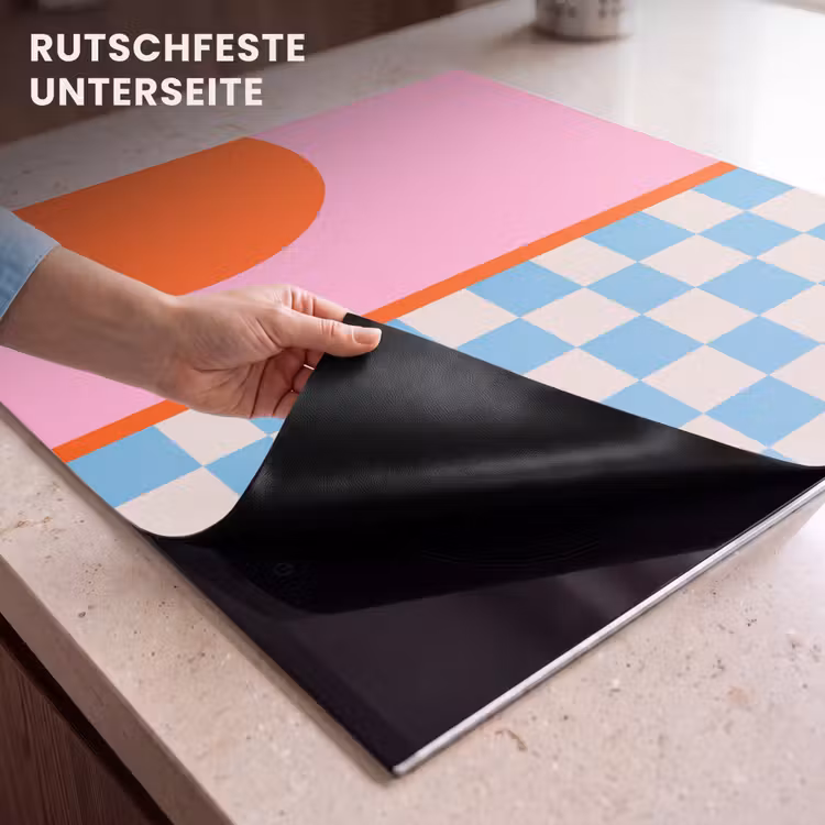 Herdabdeckplatte - Zusammenfassung – Formen – Geometrisch – Modern – Farbenfroh — 9