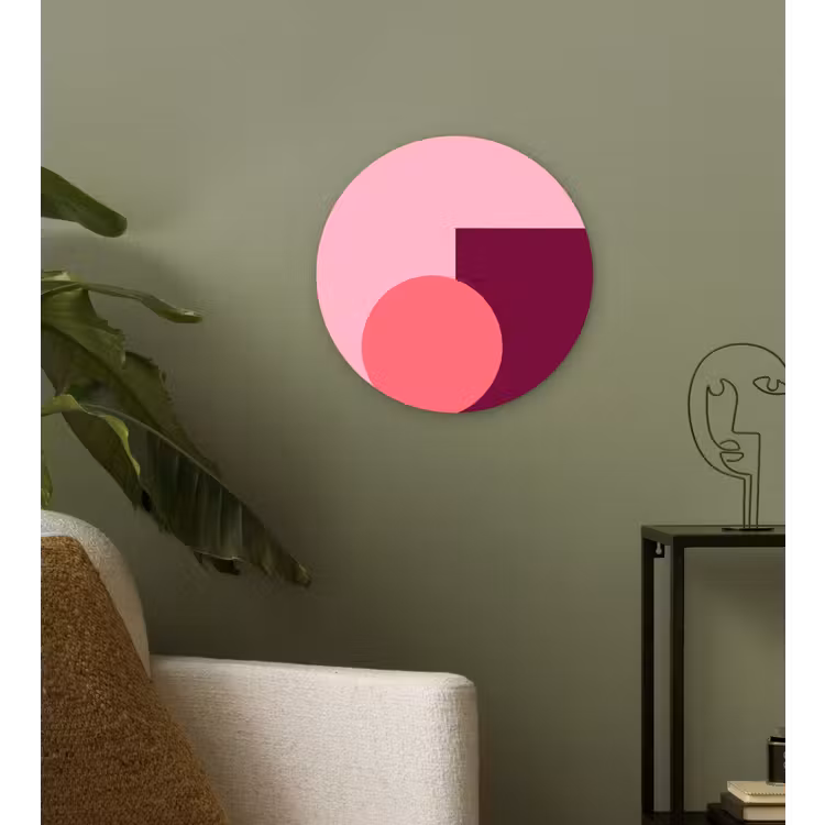 Forexbild Rund - Zusammenfassung – Formen – Rosa – Modern – Design — 3